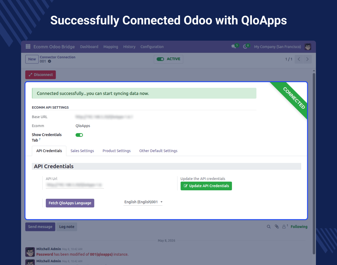 Qlo Odoo Connector