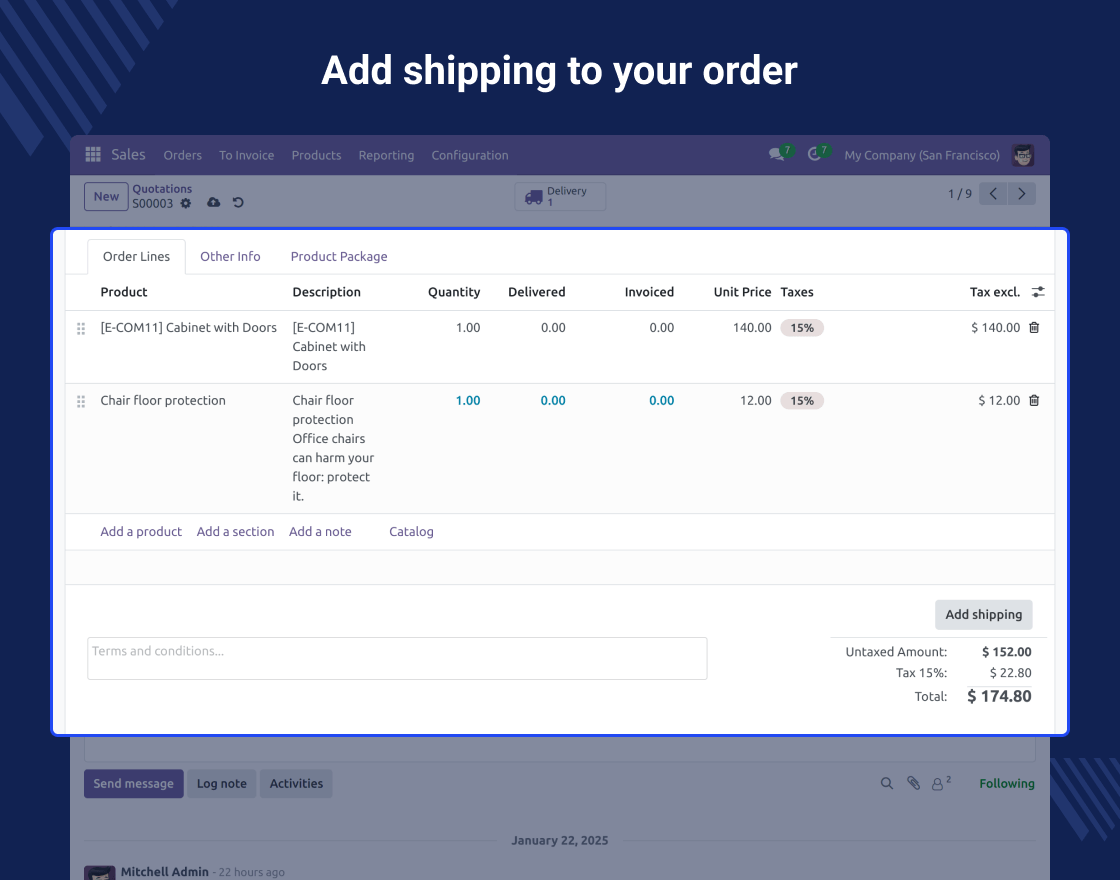 Odoo USPS Shipping Integration OAuth 