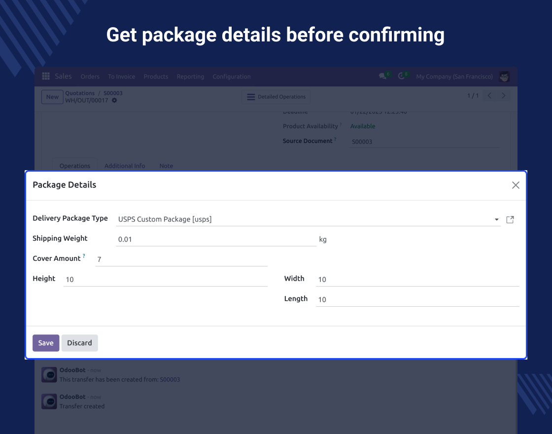 Odoo USPS Shipping Integration OAuth 