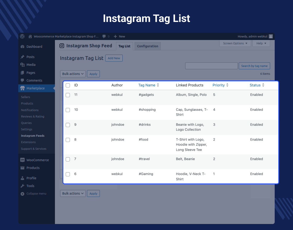 Multi Vendor Social Feeds for WooCommerce
