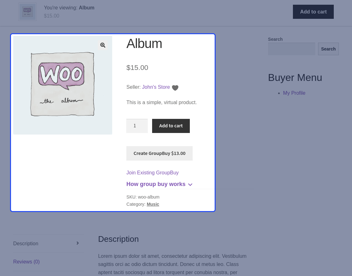 Multi Vendor Group Buy for WooCommerce
