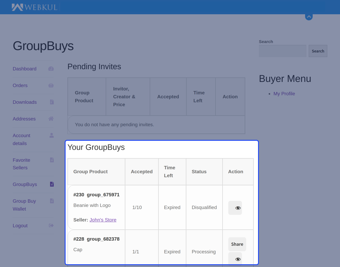 Multi Vendor Group Buy for WooCommerce
