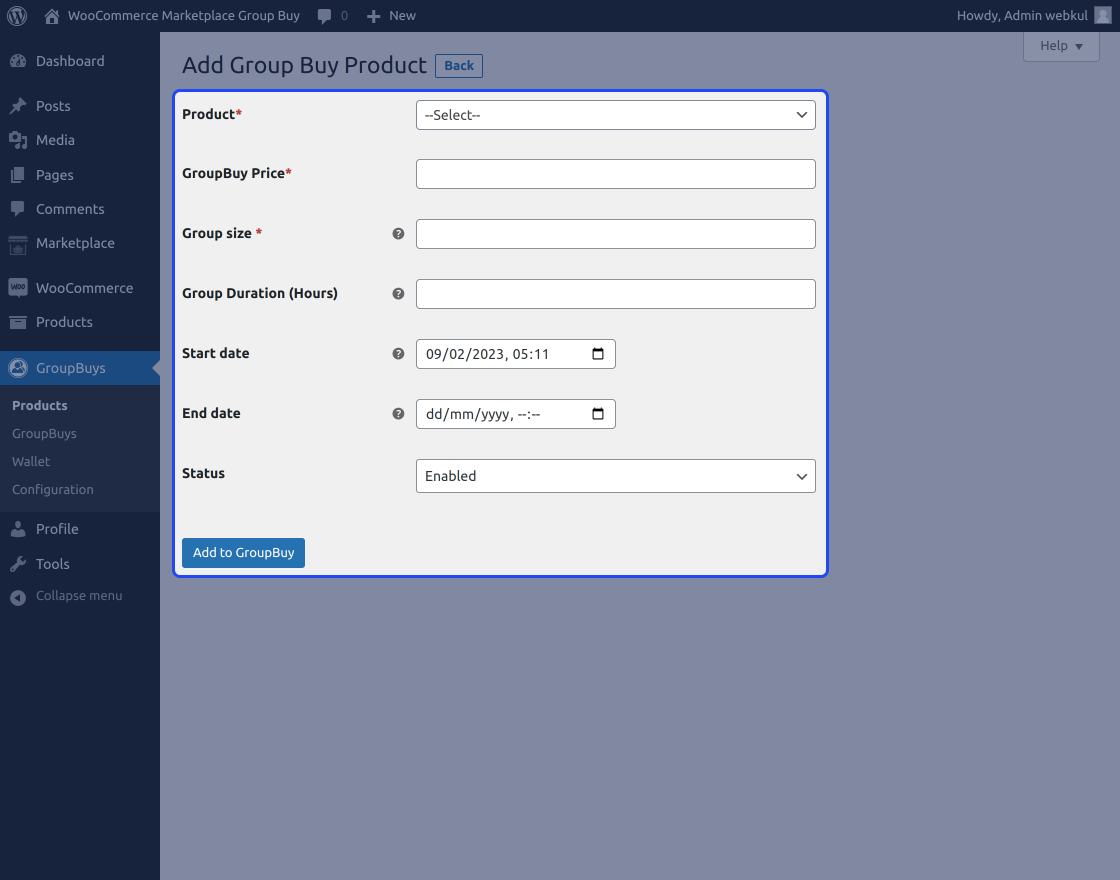 Multi Vendor Group Buy for WooCommerce