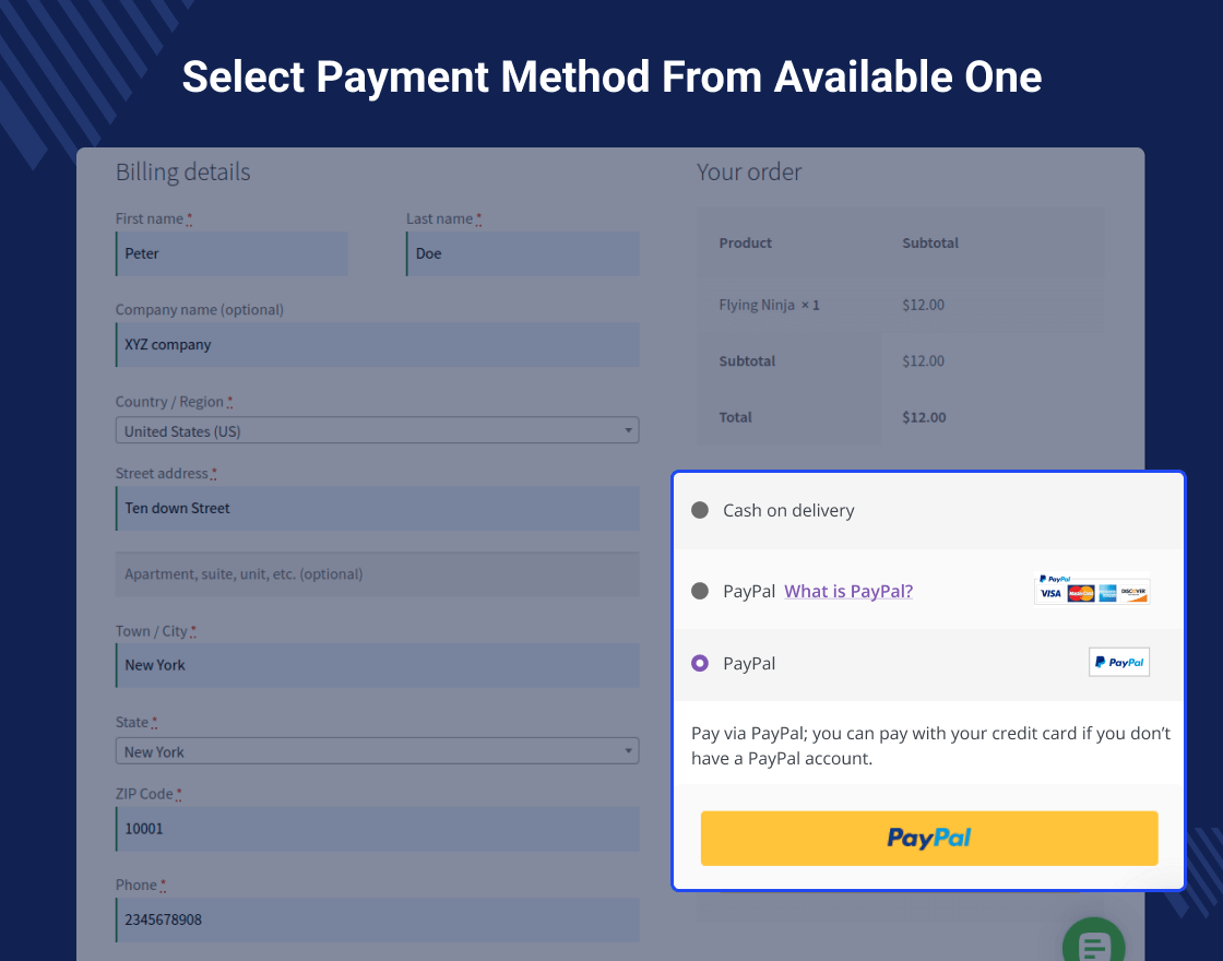 Payment Method Restriction Plugin for WooCommerce