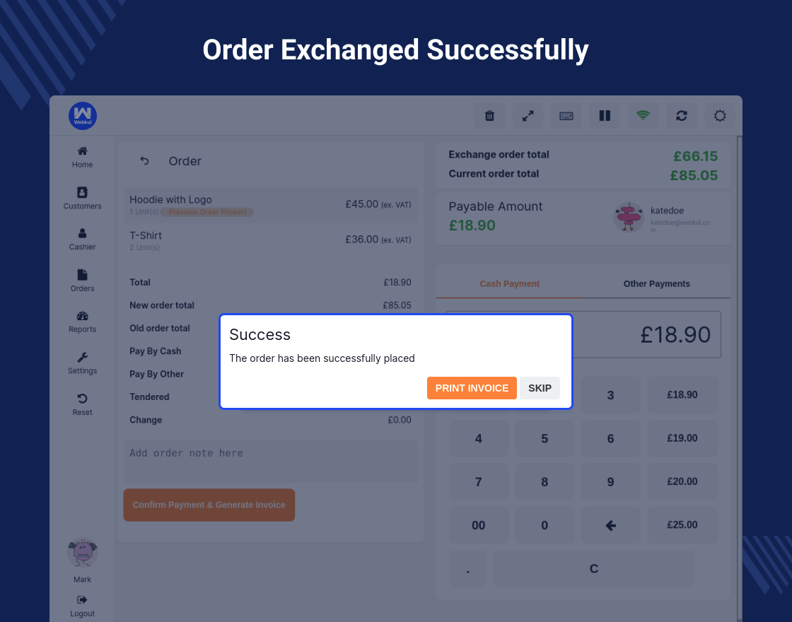 POS Order Return for WooCommerce