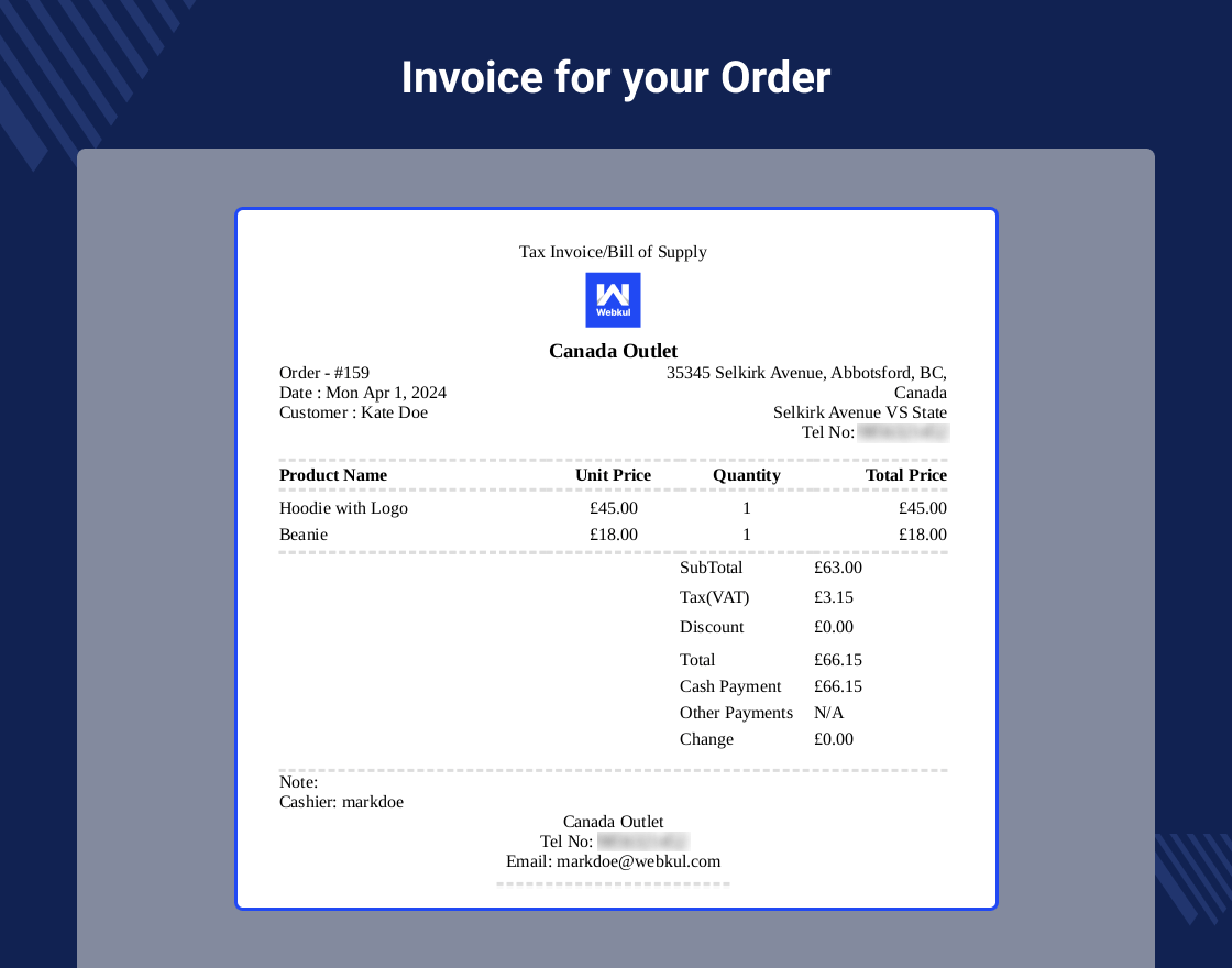 POS Order Return for WooCommerce