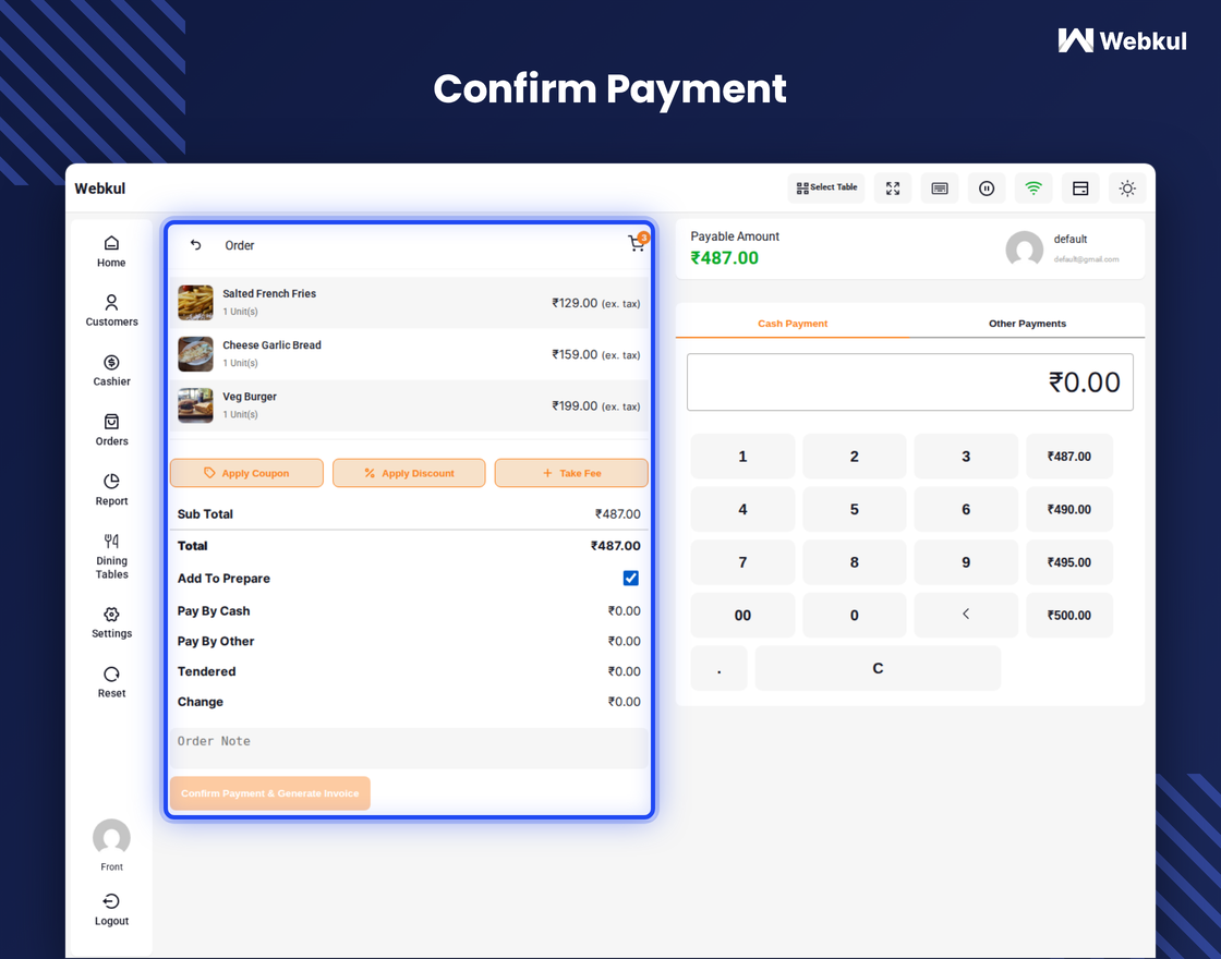 WooCommerce Restaurant Kitchen POS