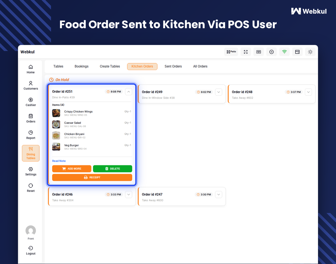 WooCommerce Restaurant Kitchen POS