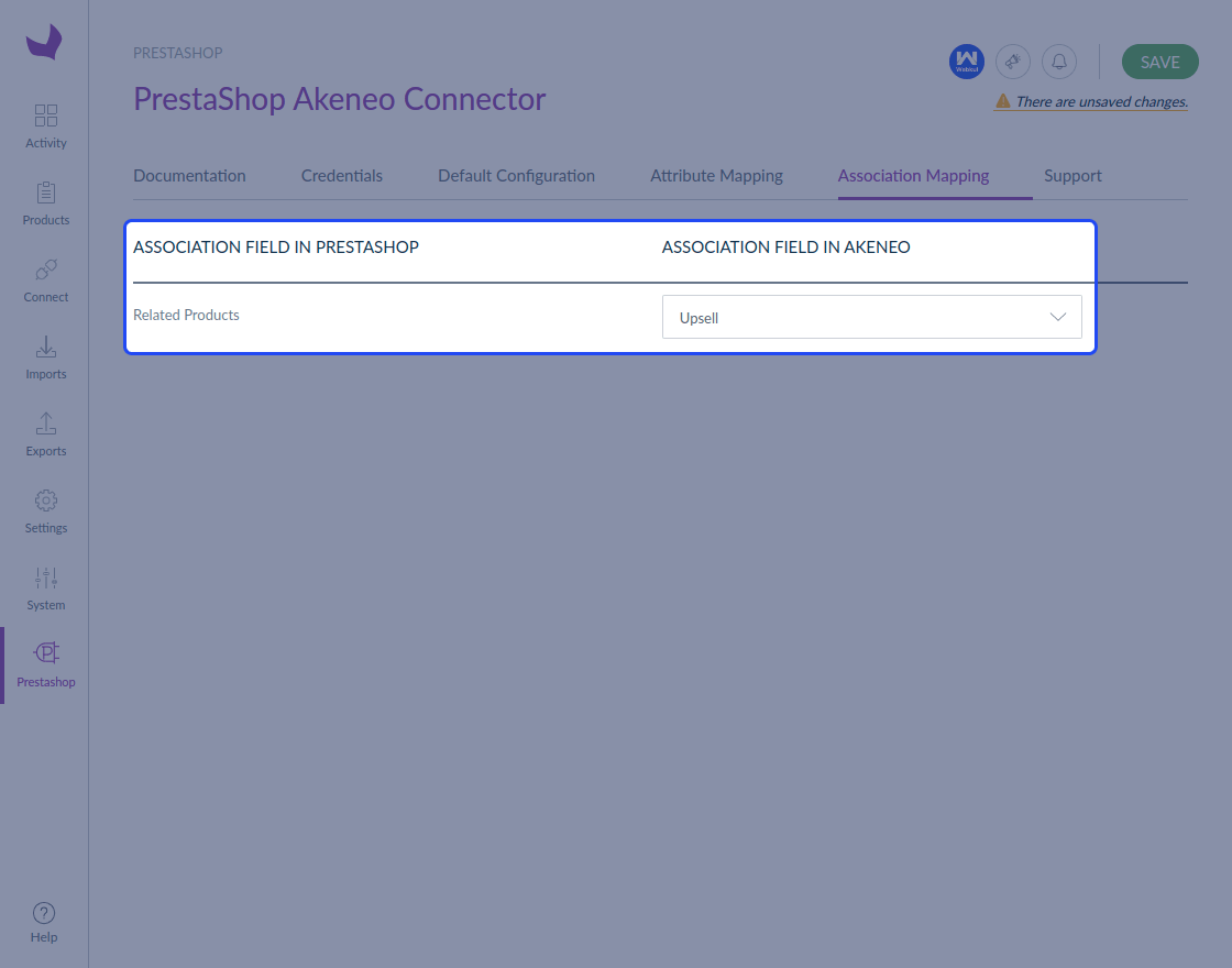PrestaShop Akeneo Connector