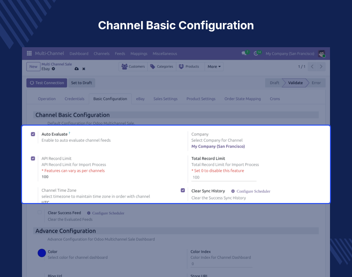 Odoo eBay Connector