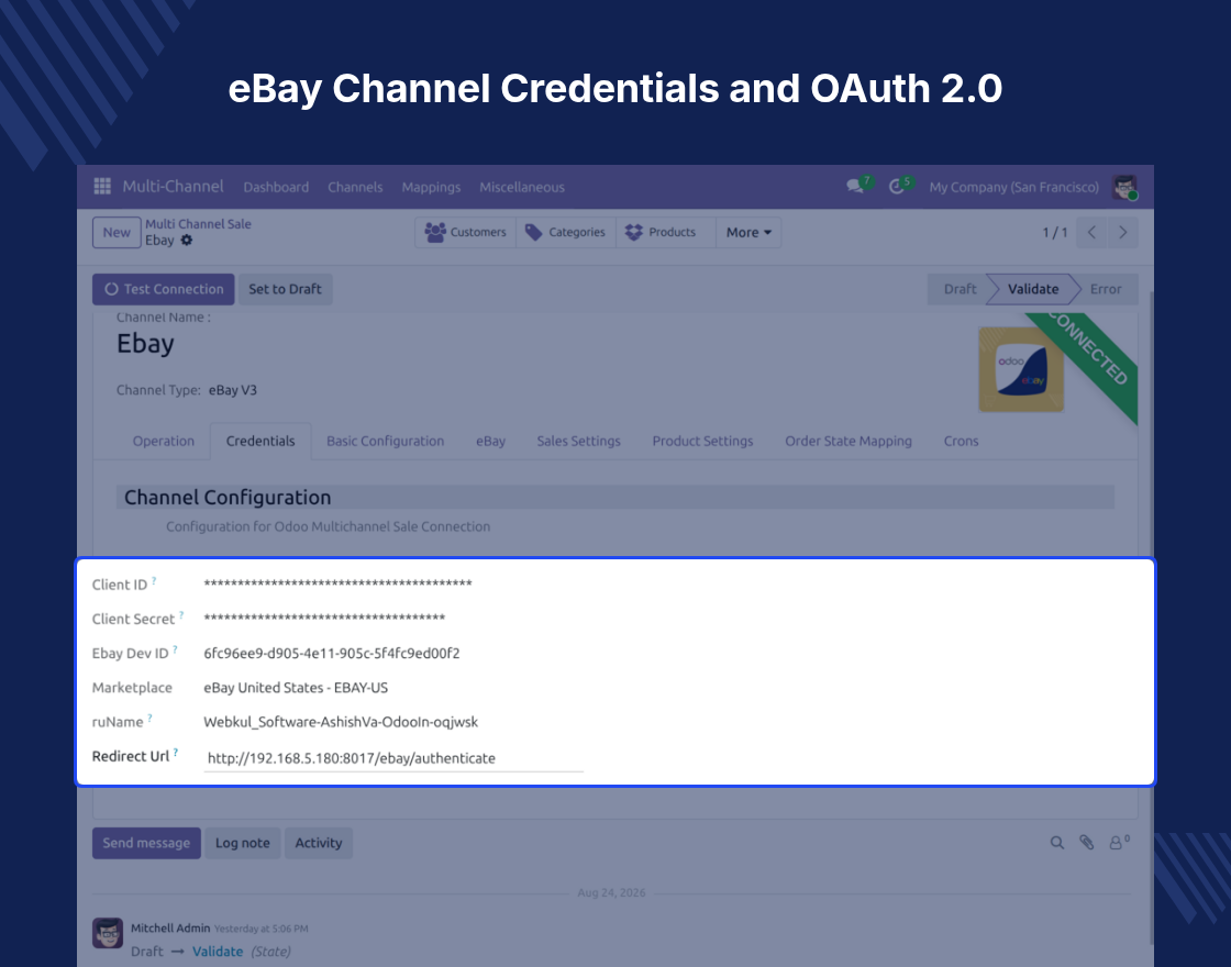 Odoo eBay Connector