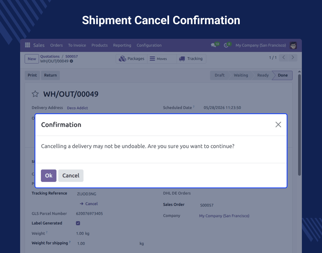 Odoo GLS ShipIT-Farm Shipping Integration (Europe)