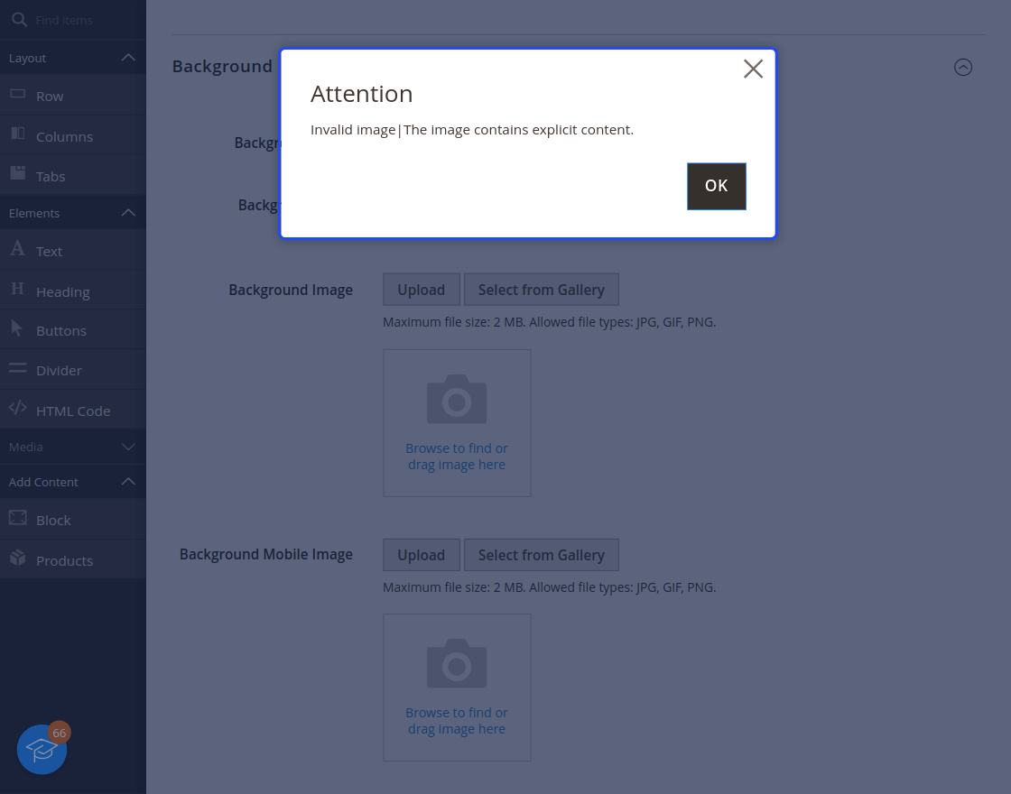 Magento 2 Indecent Content Checker