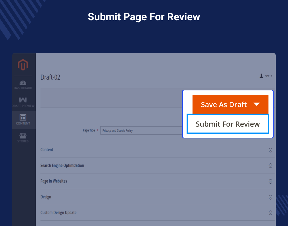 Magento 2 Draft Preview Extension