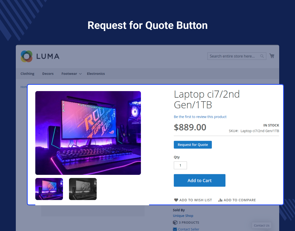Magento 2 Marketplace Request For Quotation (RFQ)