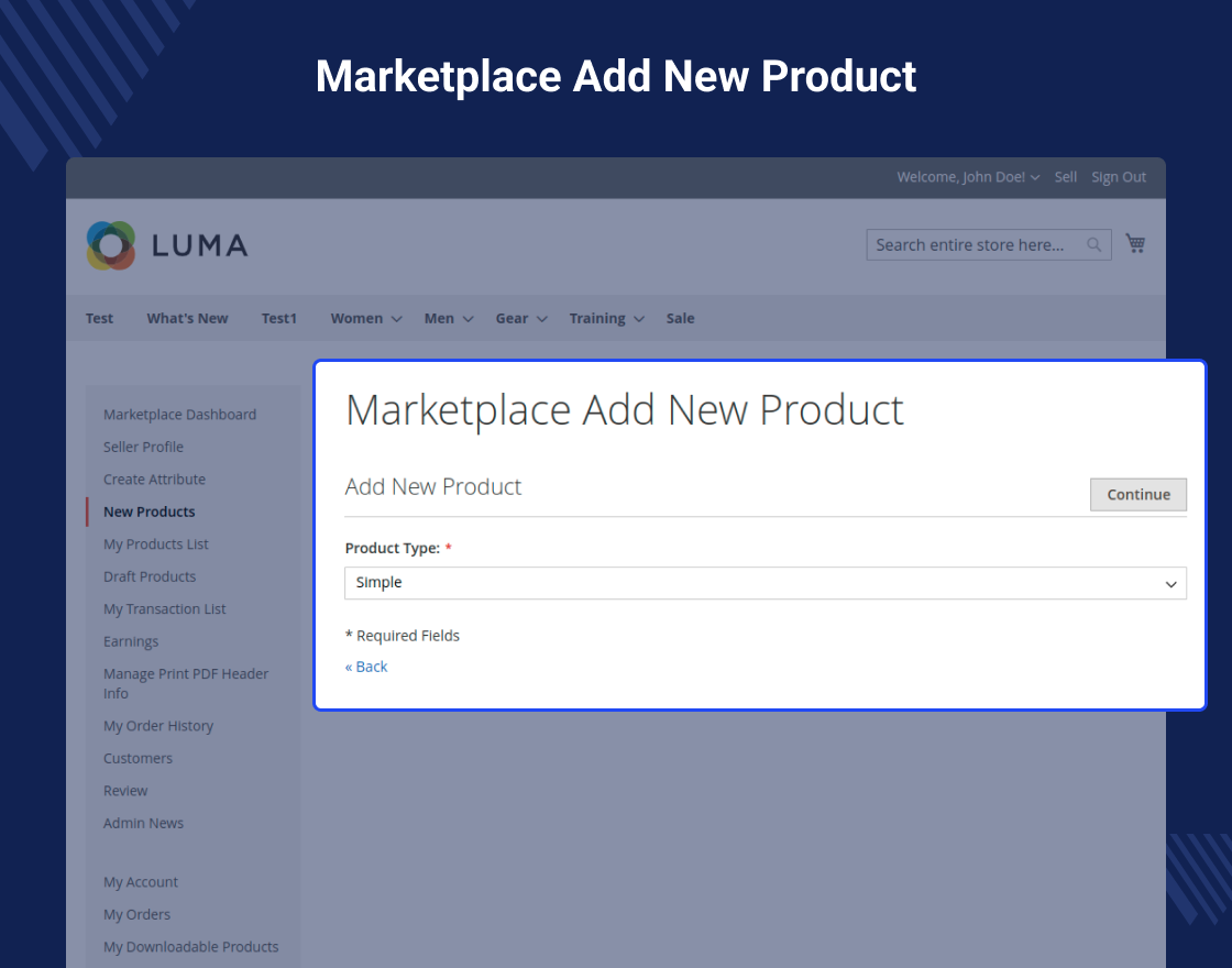 Marketplace Multi Vendor Module for Magento 2