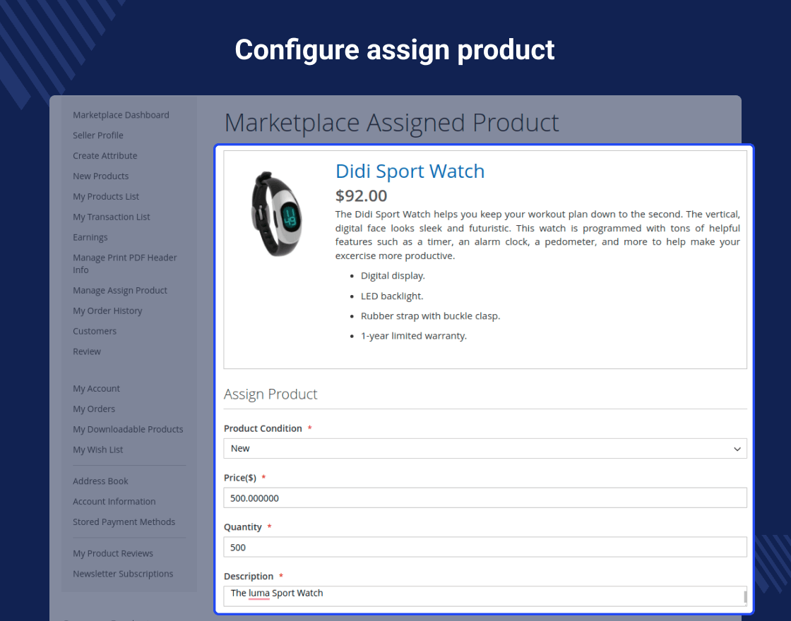 Magento 2 Marketplace Seller Price Comparison