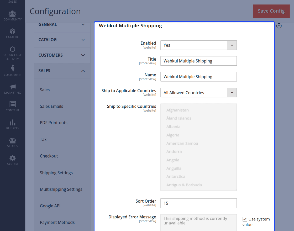 Multiple Shipping Methods for Magento 2