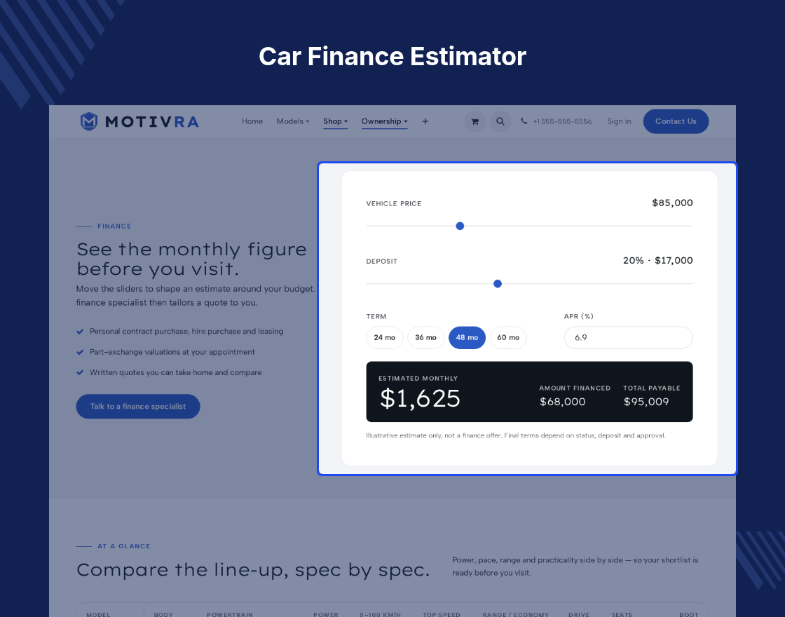 Odoo Motivra Automotive and Car Dealership Theme