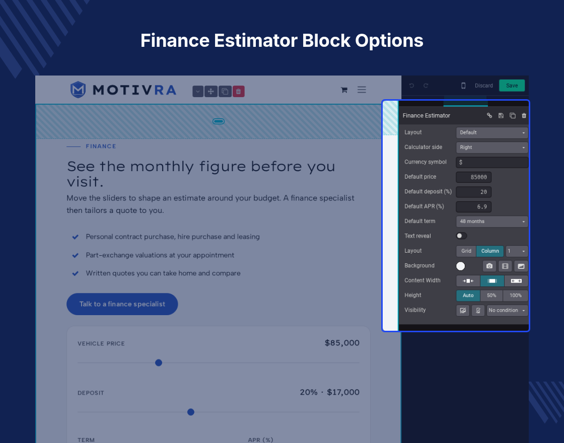 Odoo Motivra Automotive and Car Dealership Theme