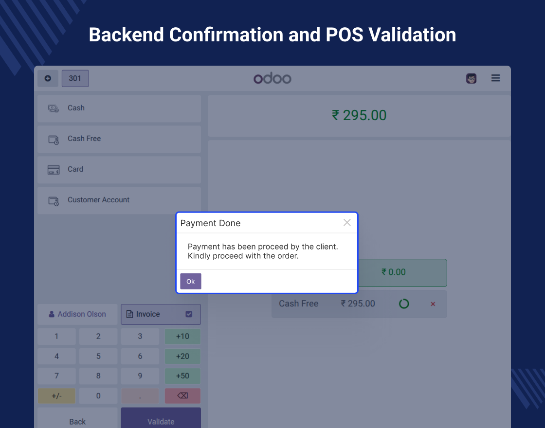Odoo POS Cashfree Payment Acquirer