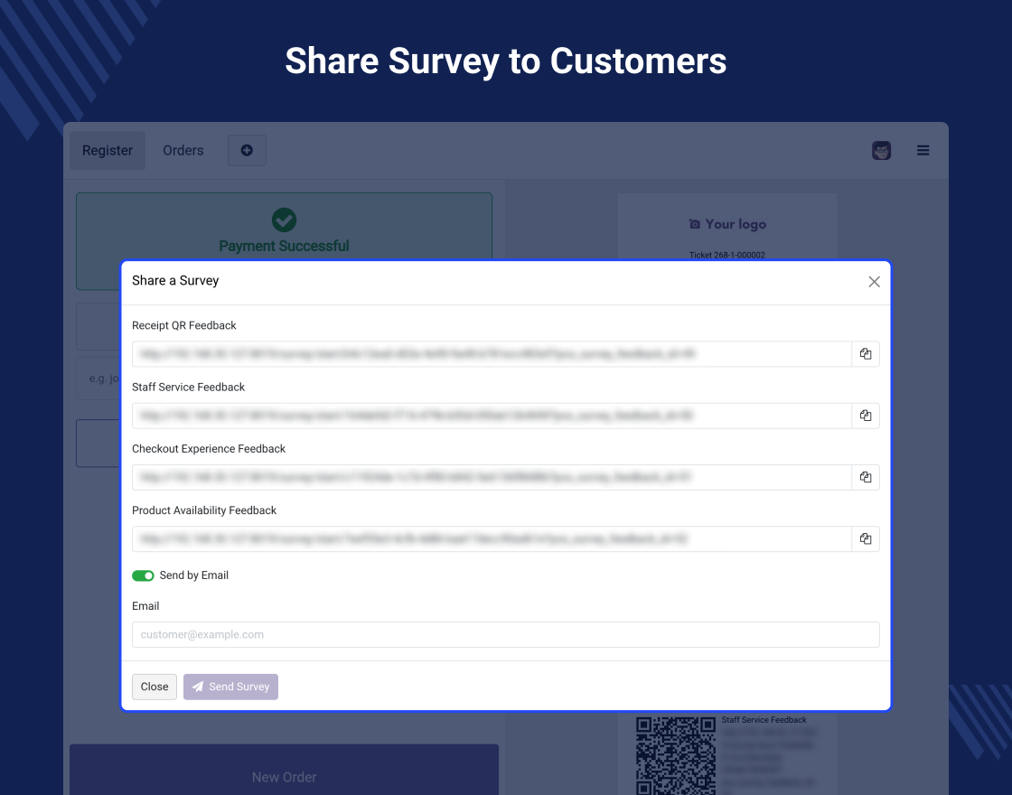 Odoo POS Survey Feedback