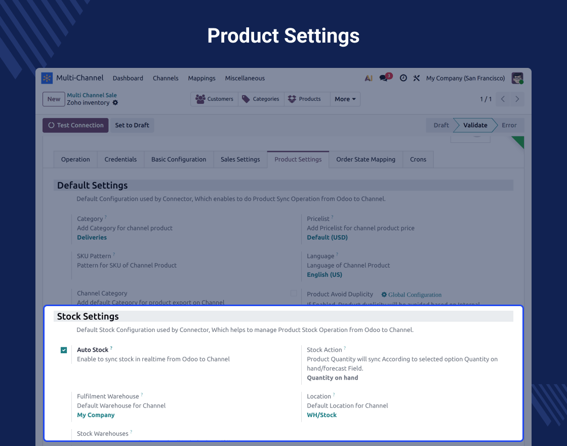 Odoo Zoho Inventory Connector