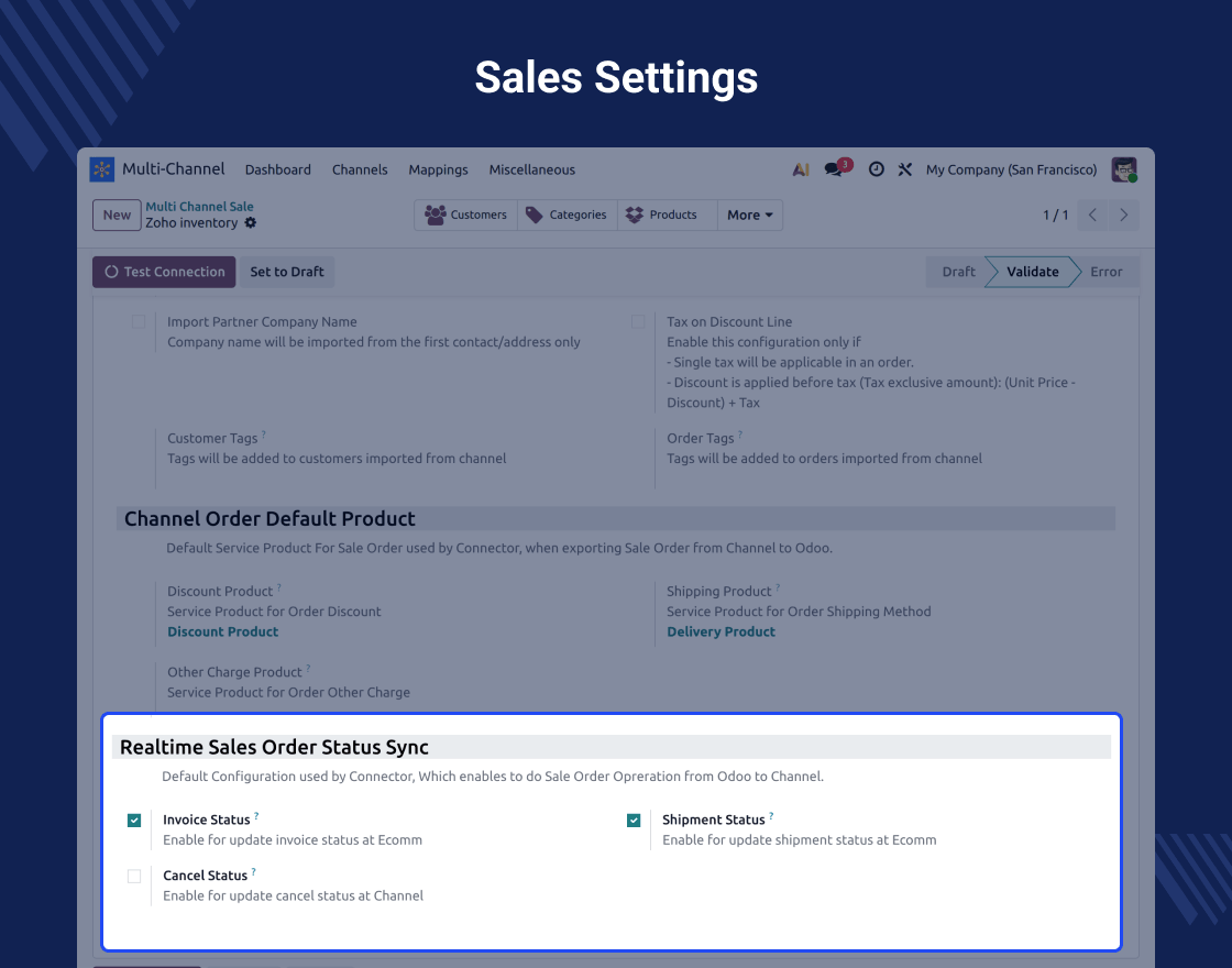Odoo Zoho Inventory Connector