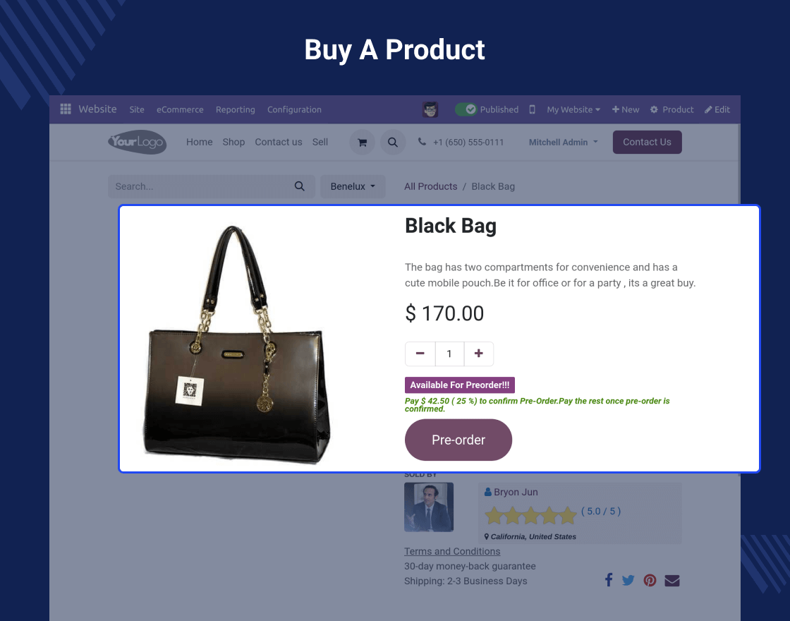 Odoo Marketplace Pre-Order