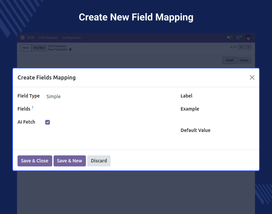 Odoo AI-OCR Document Digitization