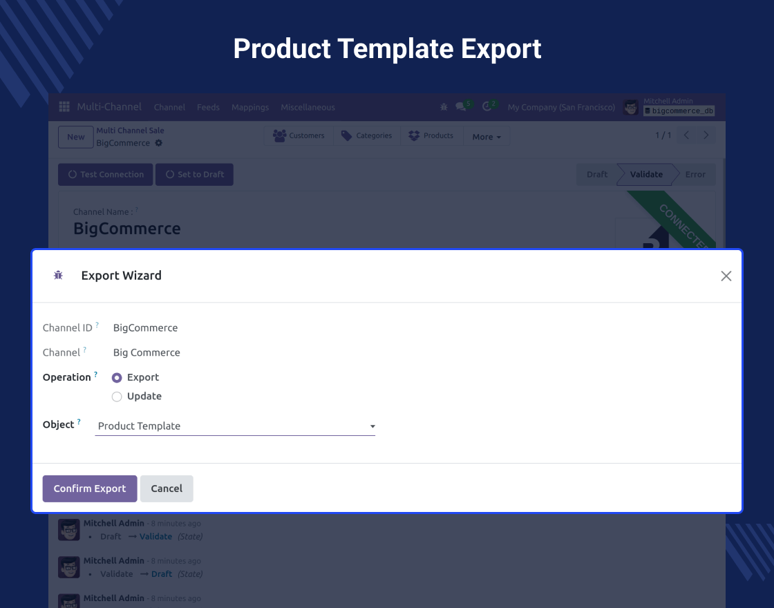 Odoo BigCommerce Connector