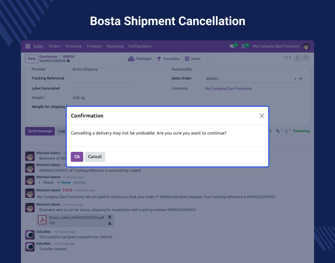 Odoo Bosta Shipping Integration