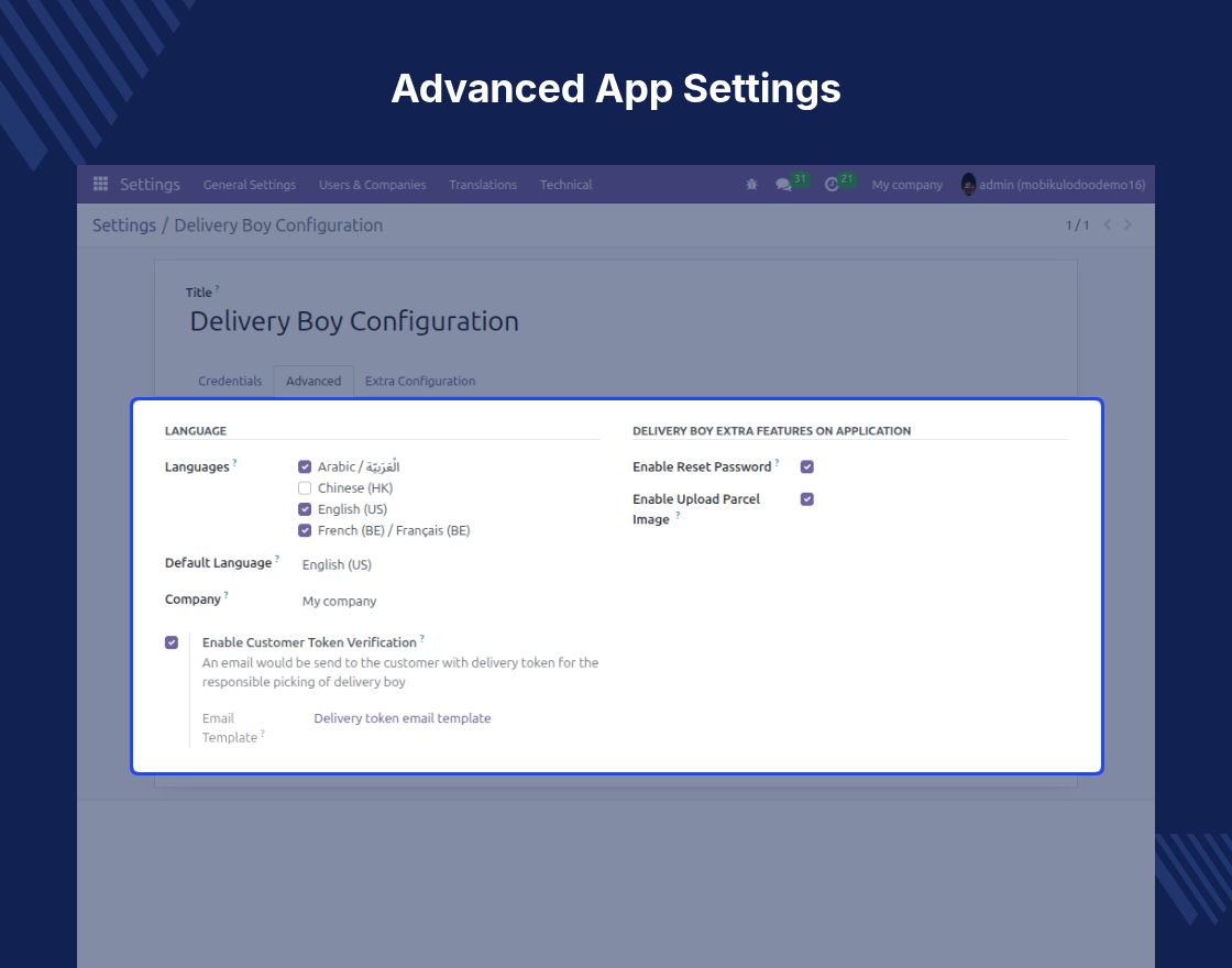 Odoo Delivery Boy App