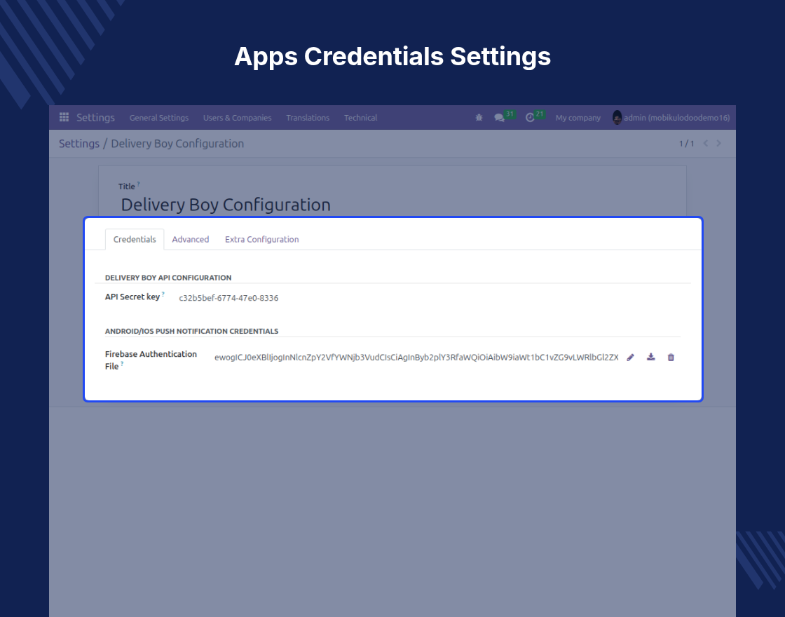 Odoo Delivery Boy App