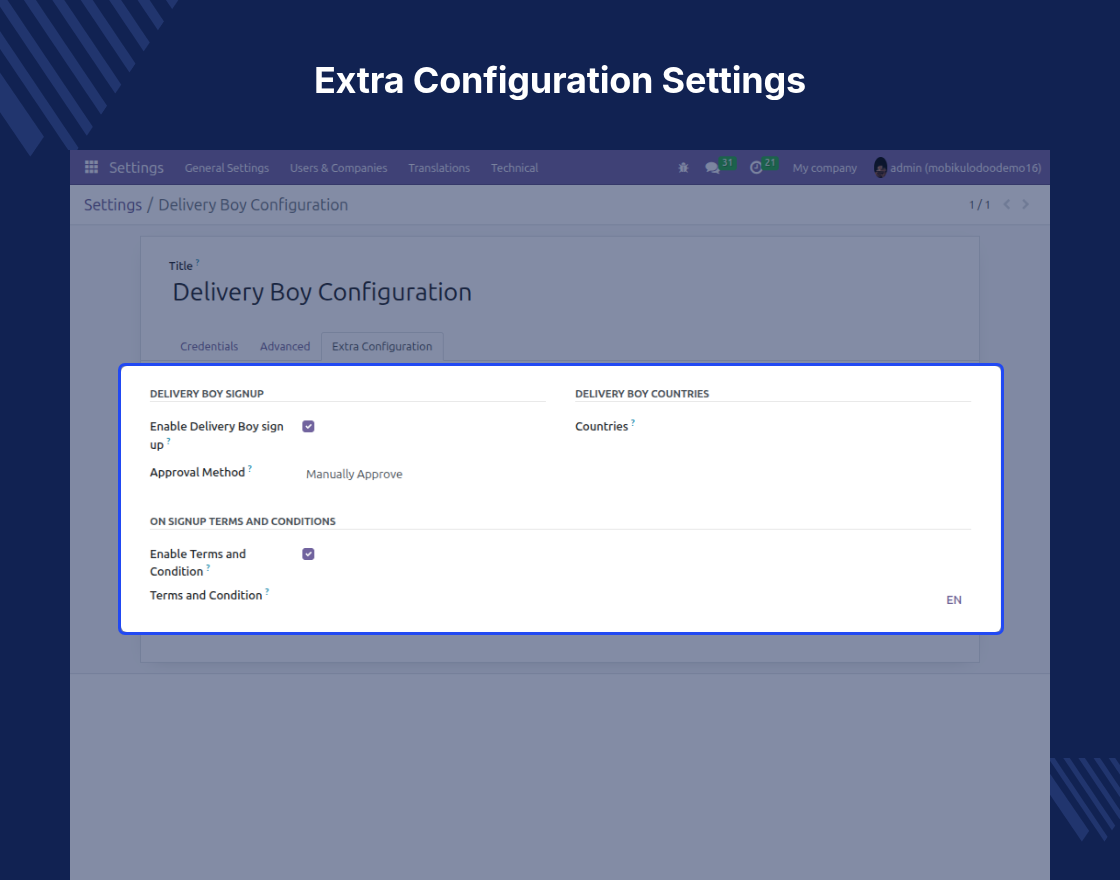 Odoo Delivery Boy App