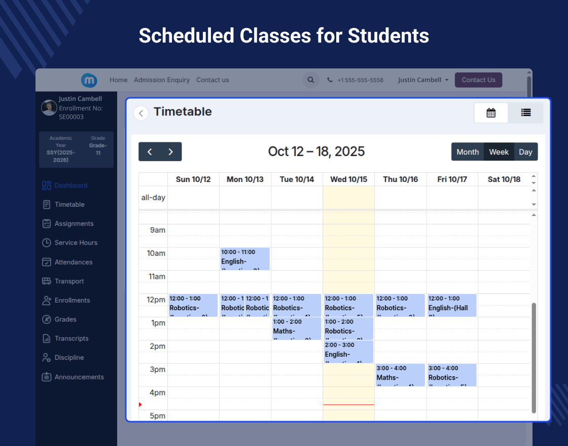Odoo Education Management System