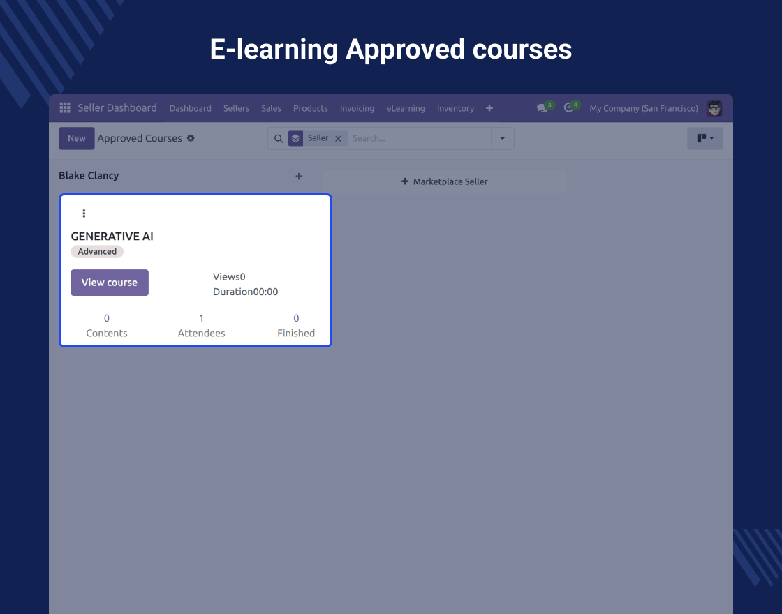 Odoo eLearning Marketplace
