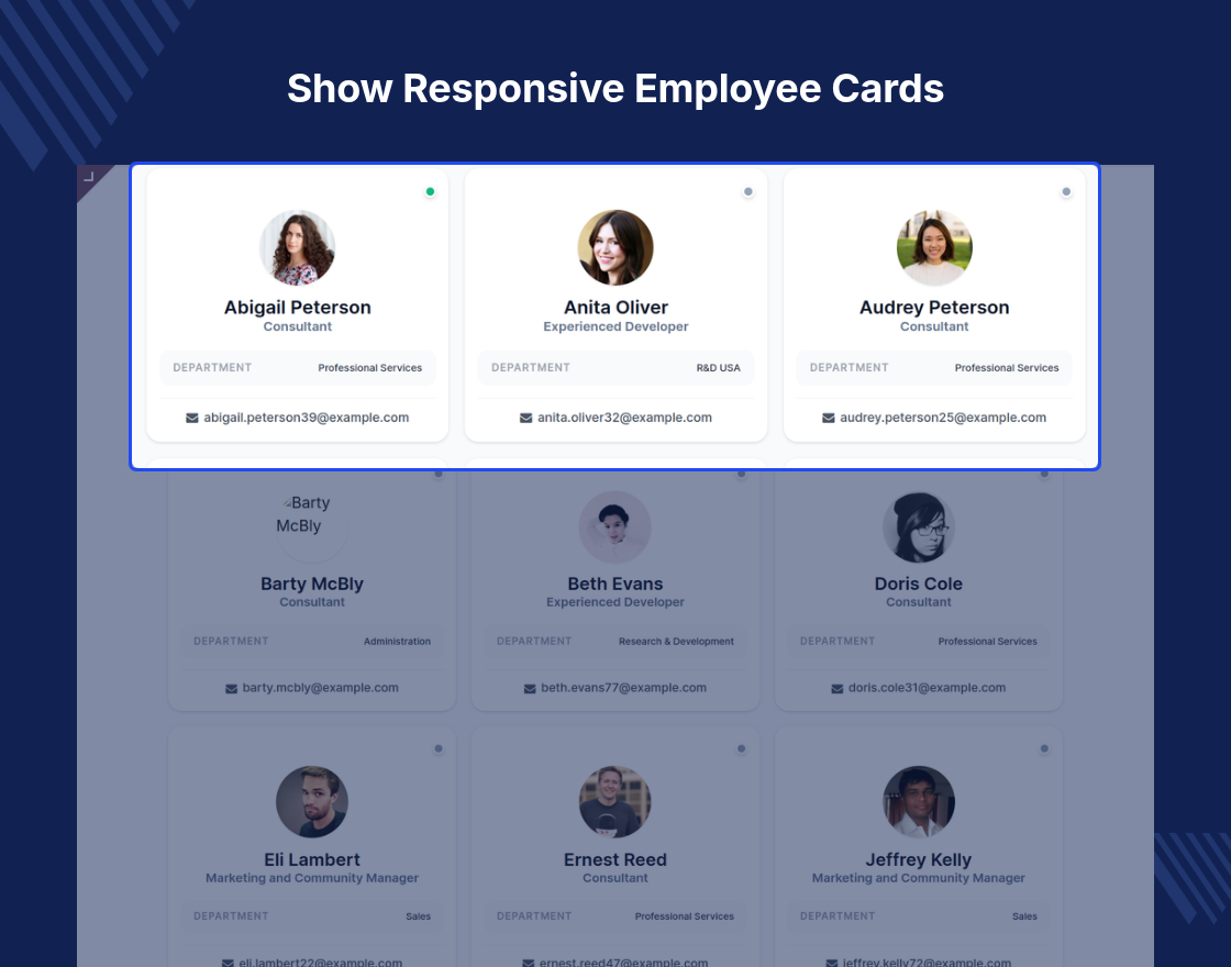 Odoo Employee Profile Page