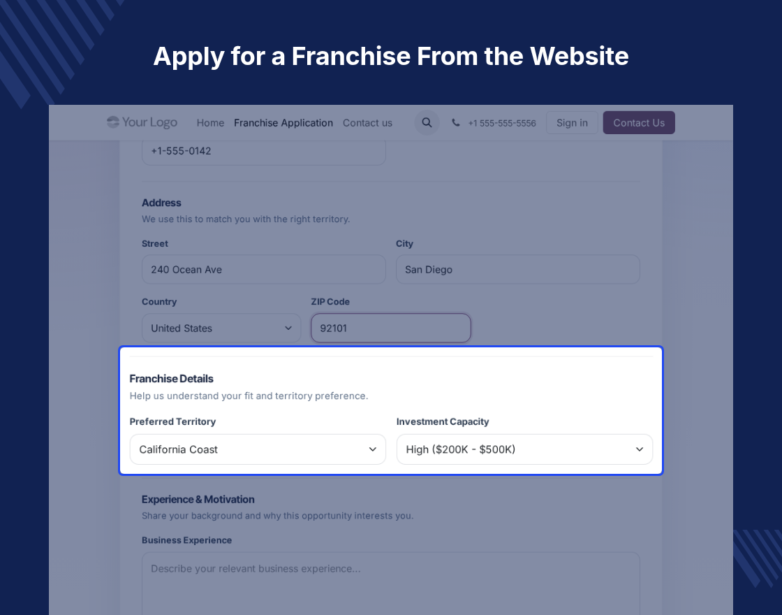 Odoo Franchise Management System