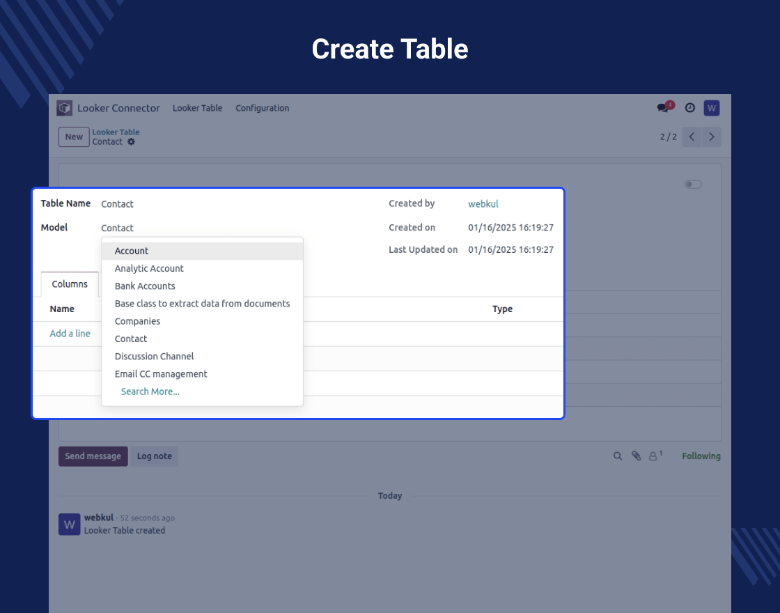 Odoo Google Looker Studio