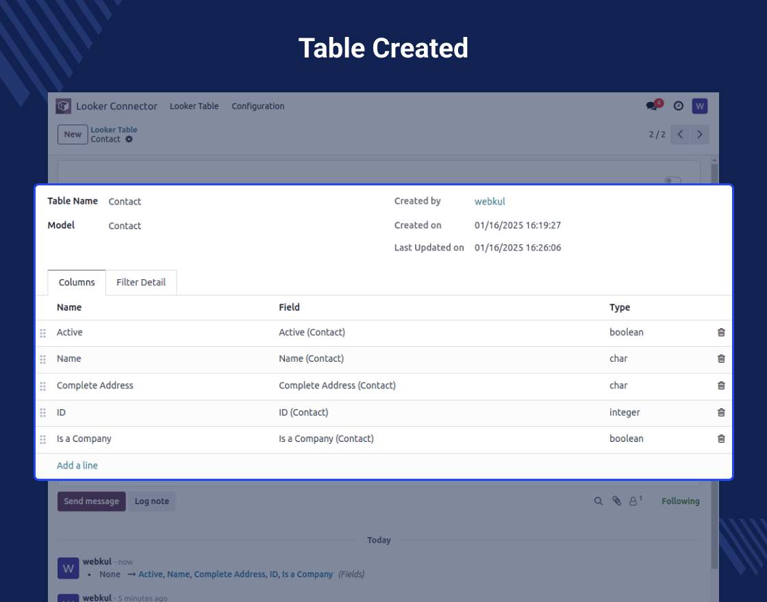 Odoo Google Looker Studio