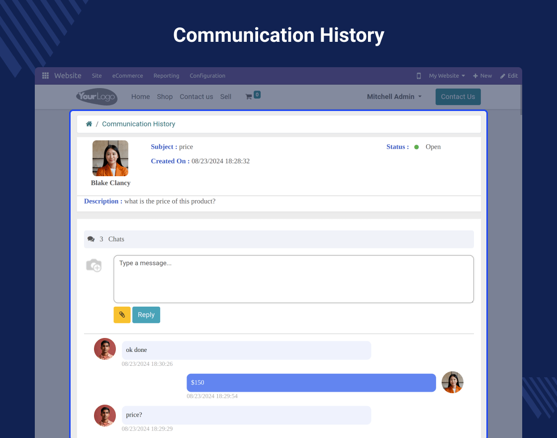 Odoo Marketplace Buyer Seller Communication