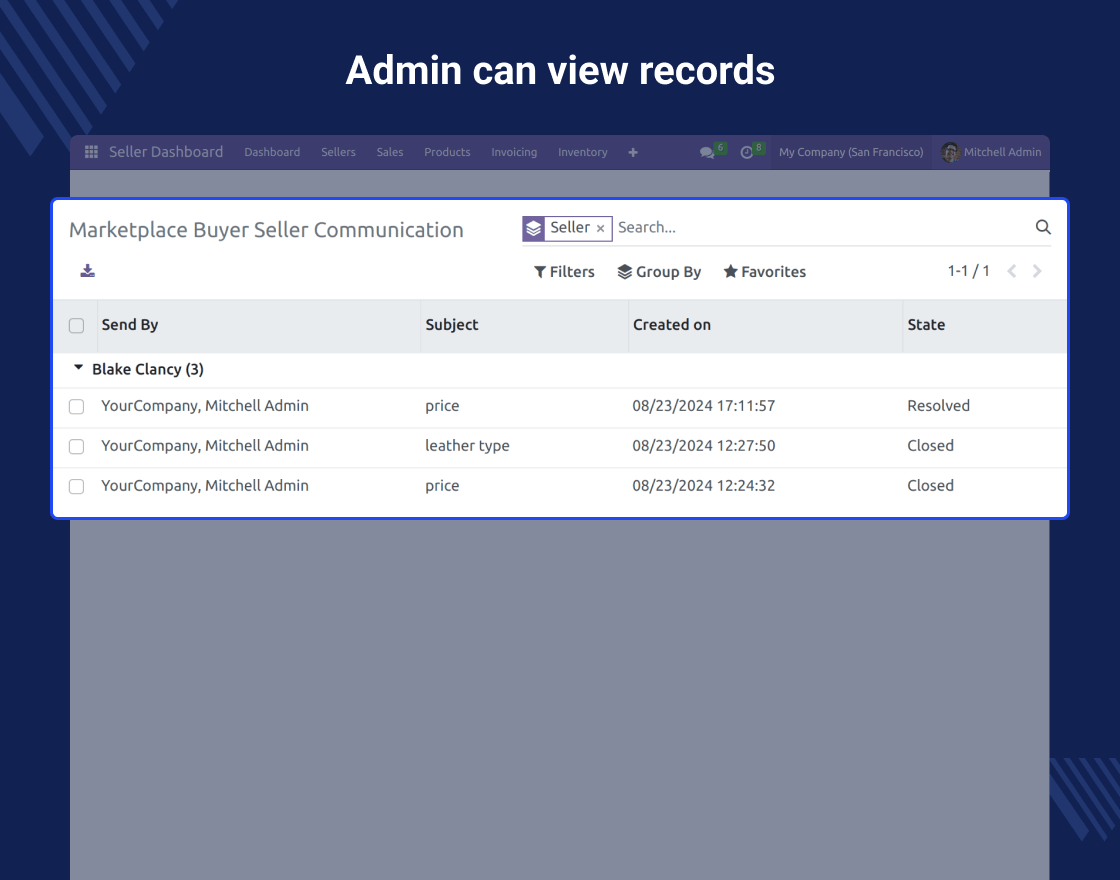 Odoo Marketplace Buyer Seller Communication