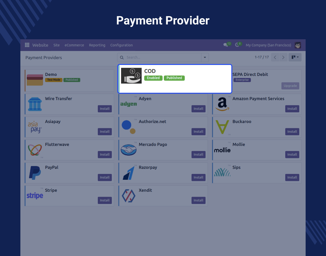 Odoo Marketplace Cash On Delivery (COD)