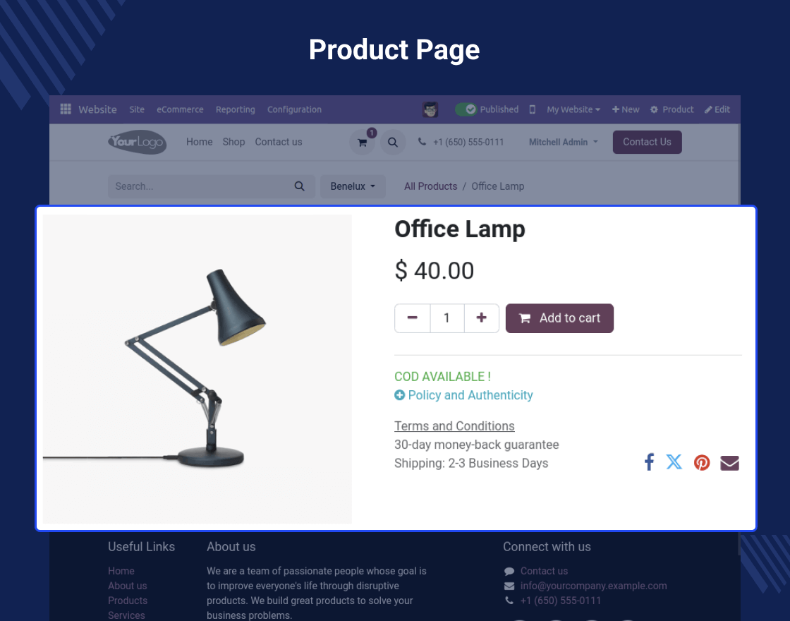 Odoo Marketplace Cash On Delivery (COD)