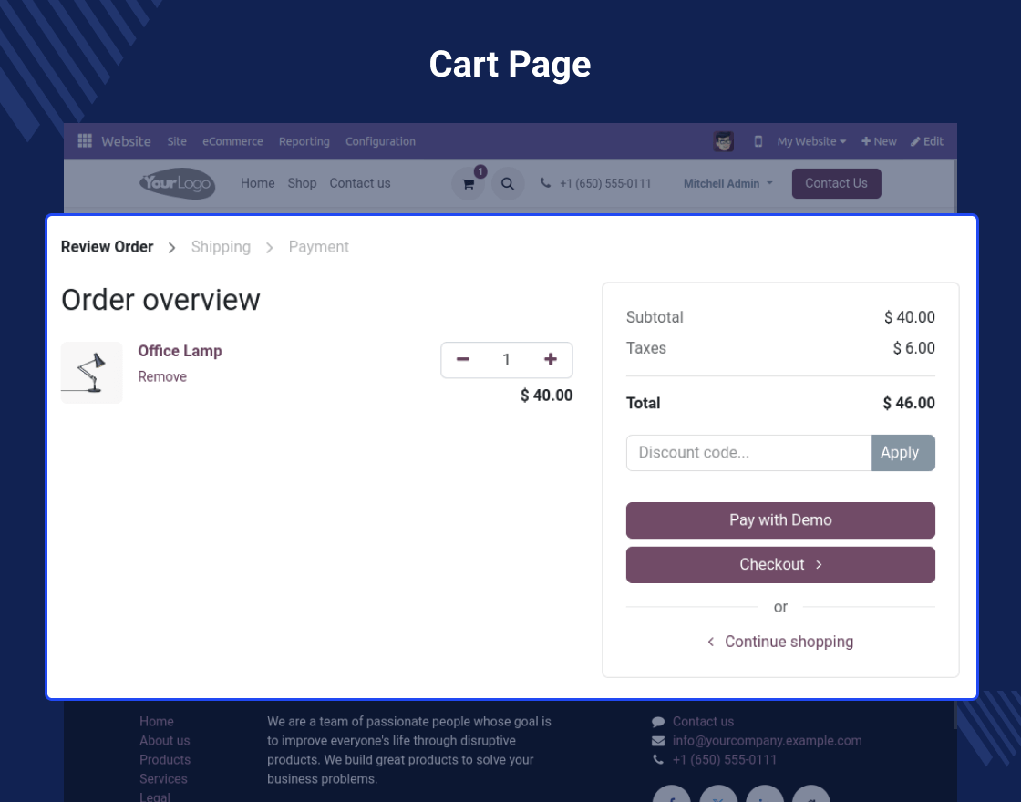 Odoo Marketplace Cash On Delivery (COD)