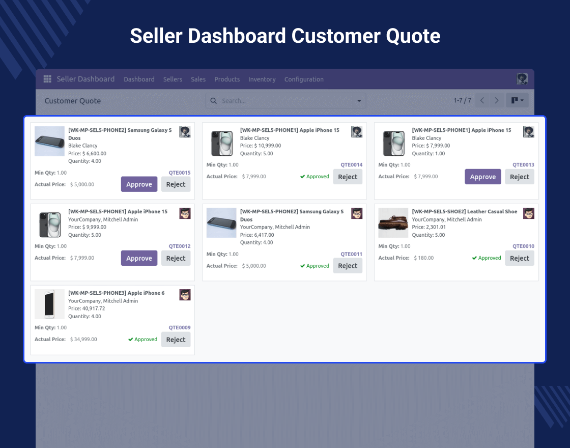 Odoo Marketplace Quote System