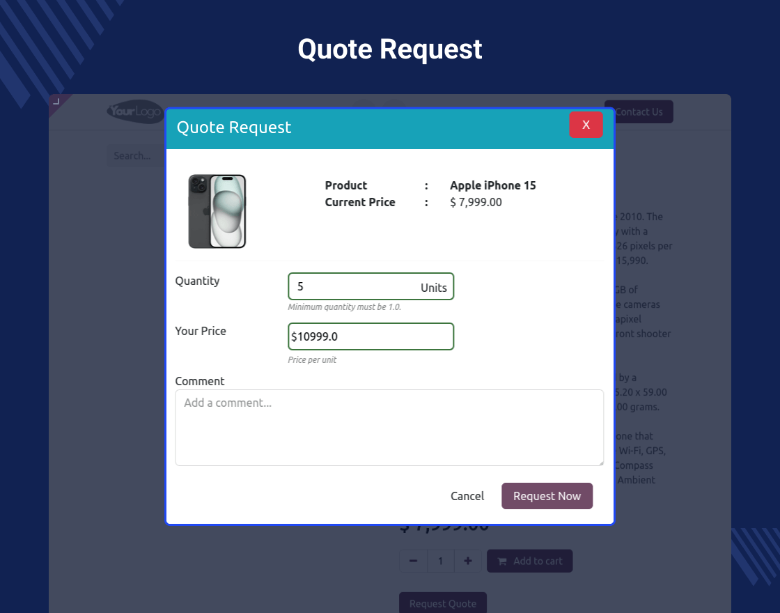 Odoo Marketplace Quote System