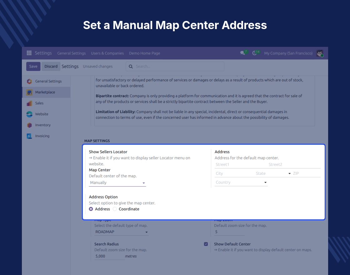 Odoo Marketplace Seller Locator