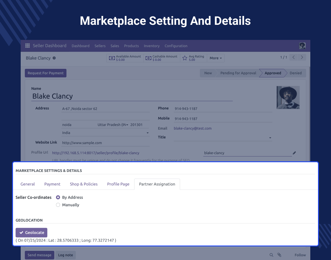 Odoo Marketplace Seller Locator